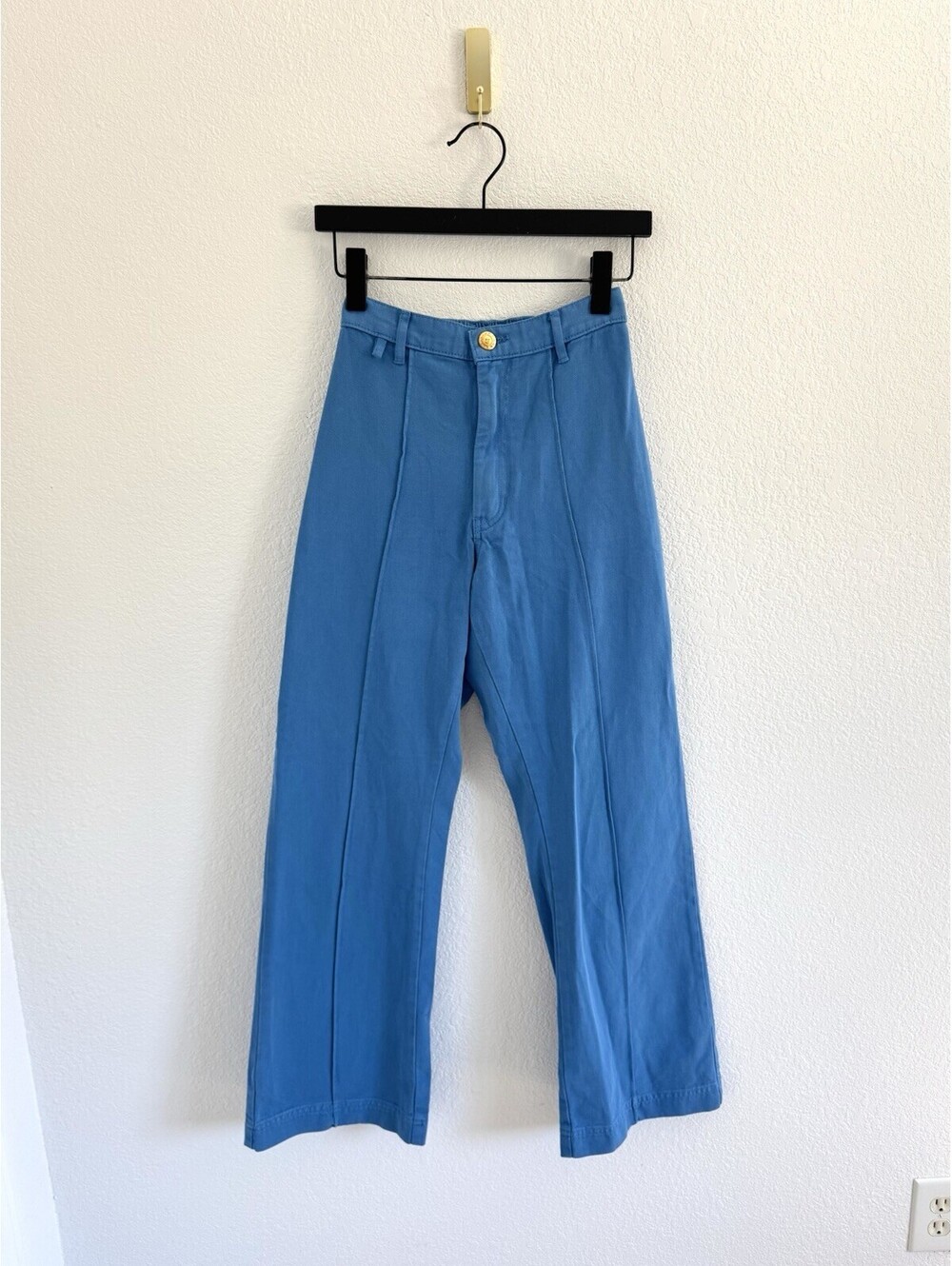 Big Bud Press Western Pants Cobalt Blue Sz XS Elastic Waist Made in LA